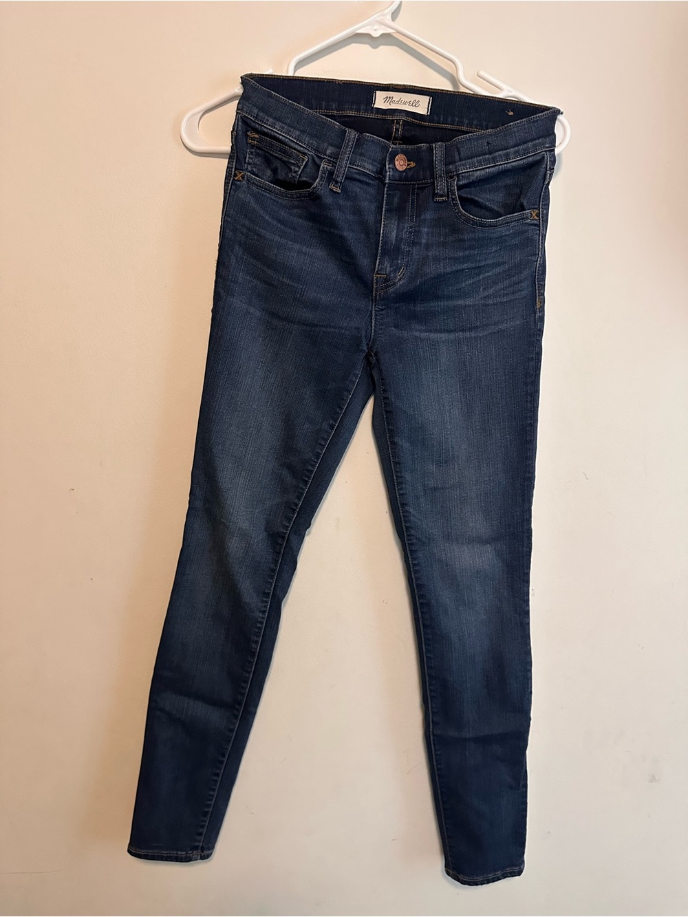 Madewell Women's Indigo Stretch Skinny Roadtripper Jeans